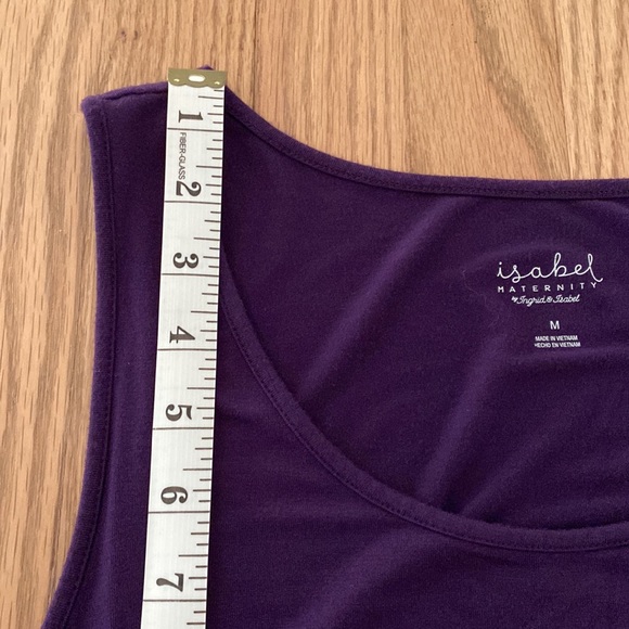NWOT Isabel Maternity by Ingrid & Isabel M Purple Tank Top Maxi Dress - Picture 7 of 12